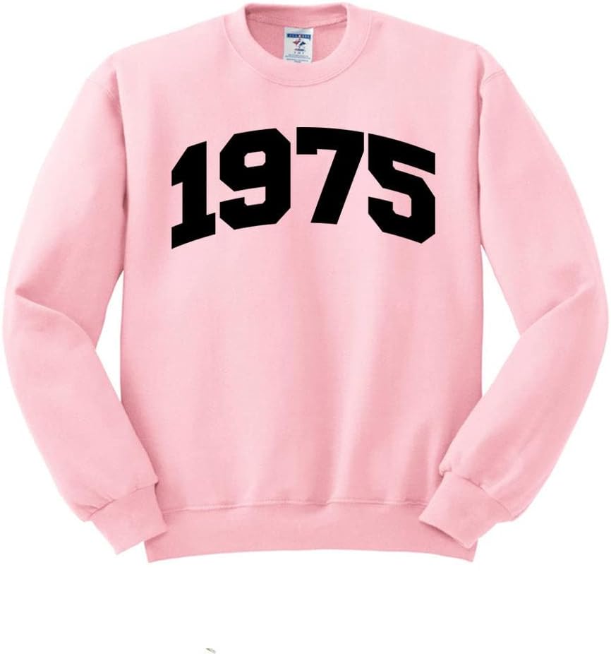 1975 College Style Sweatshirt Unisex - Pink
