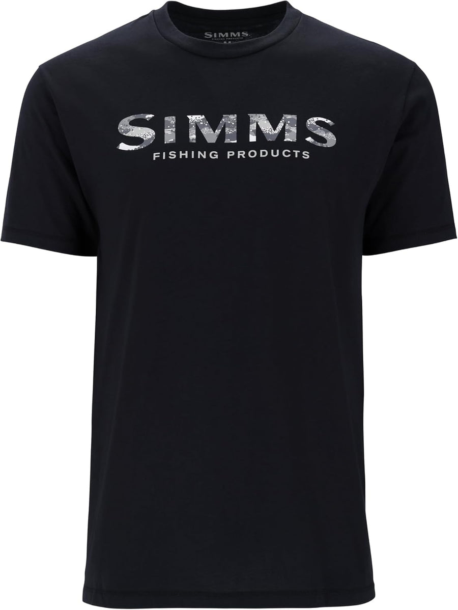 Simms Men's Shroud Fill Logo T-Shirt - Black