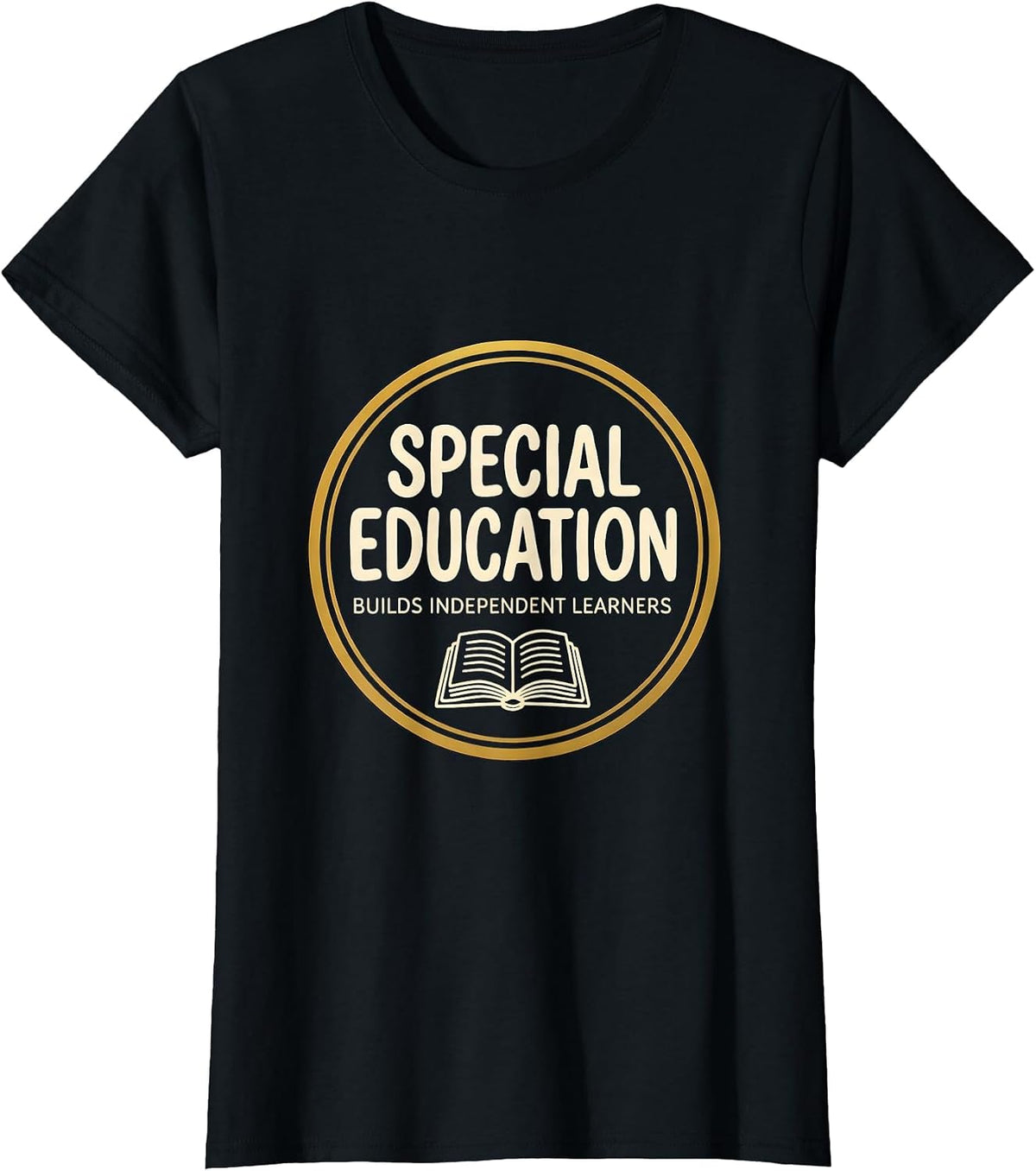 Special Education Builds Independent Learners Teacher T-Shirt - Black