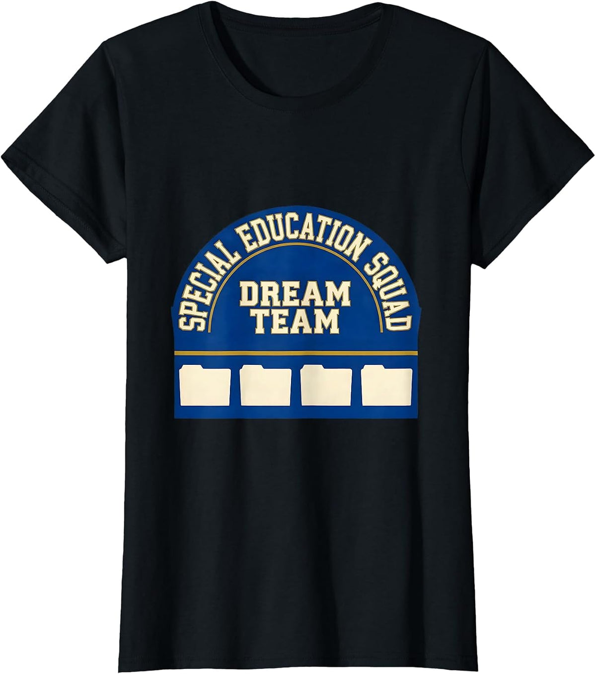 Special Education Squad Dream Team Sports Teacher T-Shirt - Black