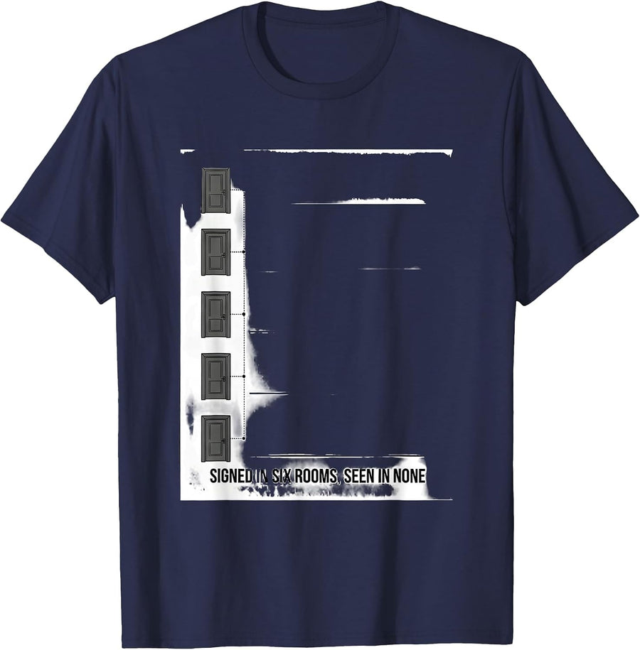 Signed In Six Rooms Seen In None Special Education Teacher T-Shirt - Navy Blue
