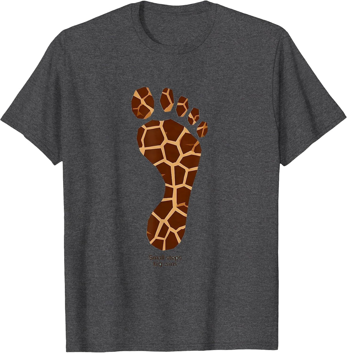 Small Steps Big Wins Special Education Teacher T-Shirt - Dark Heather Grey