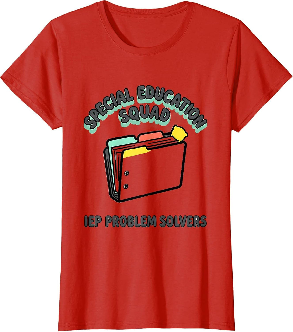 Special Education Squad IEP Problem Solvers Teacher T-Shirt - Red