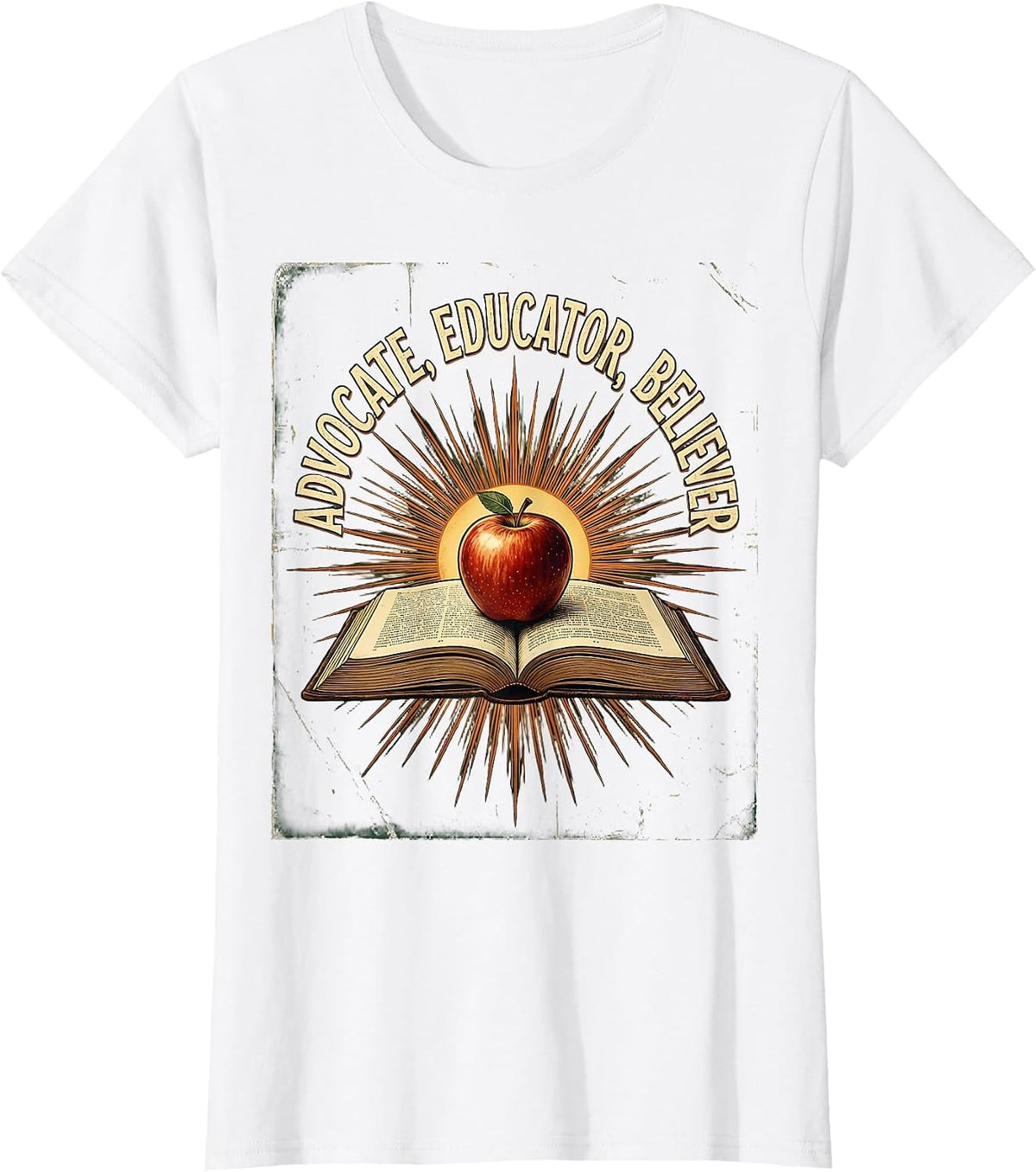 Special Education Teacher Advocate Educator Believer T-Shirt - White