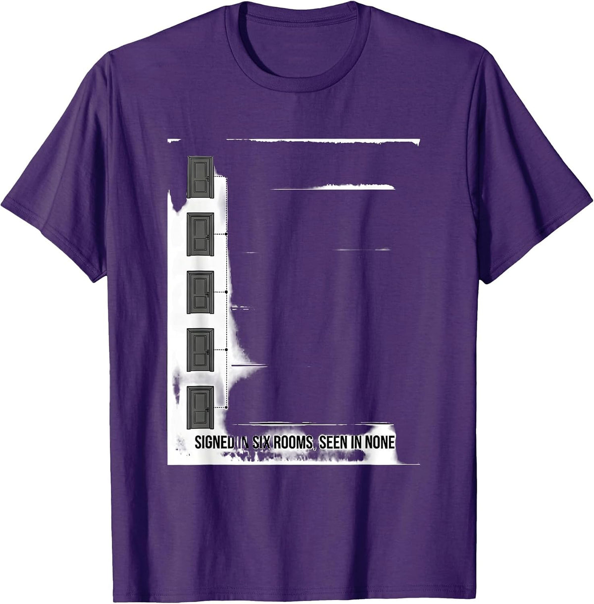 Signed In Six Rooms Seen In None Special Education Teacher T-Shirt - Purple