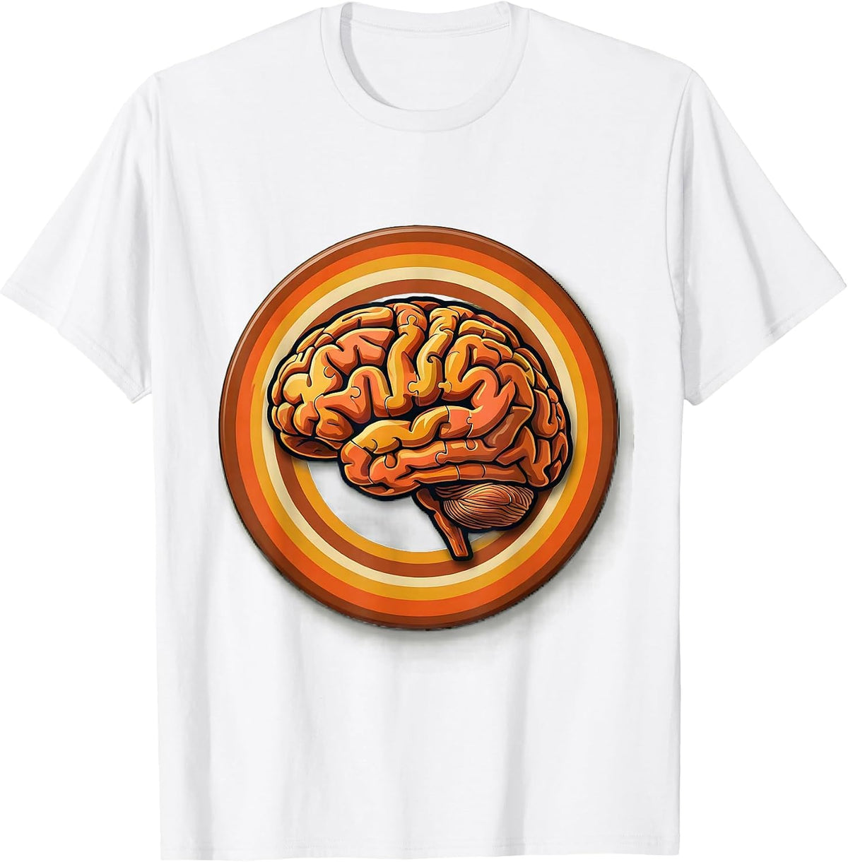 Special Education Teacher Brain Puzzle Graphic T-Shirt - White