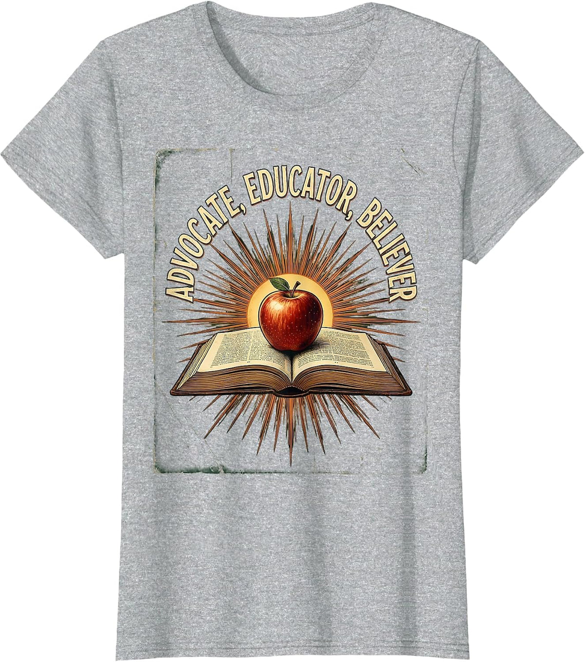 Special Education Teacher Advocate Educator Believer T-Shirt - Heather Grey