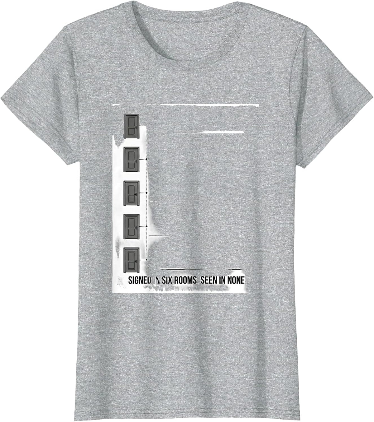 Signed In Six Rooms Seen In None Special Education Teacher T-Shirt - Heather Grey