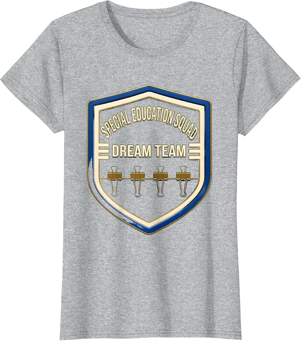 Special Education Squad Dream Team Sports Teacher T-Shirt - Heather Grey