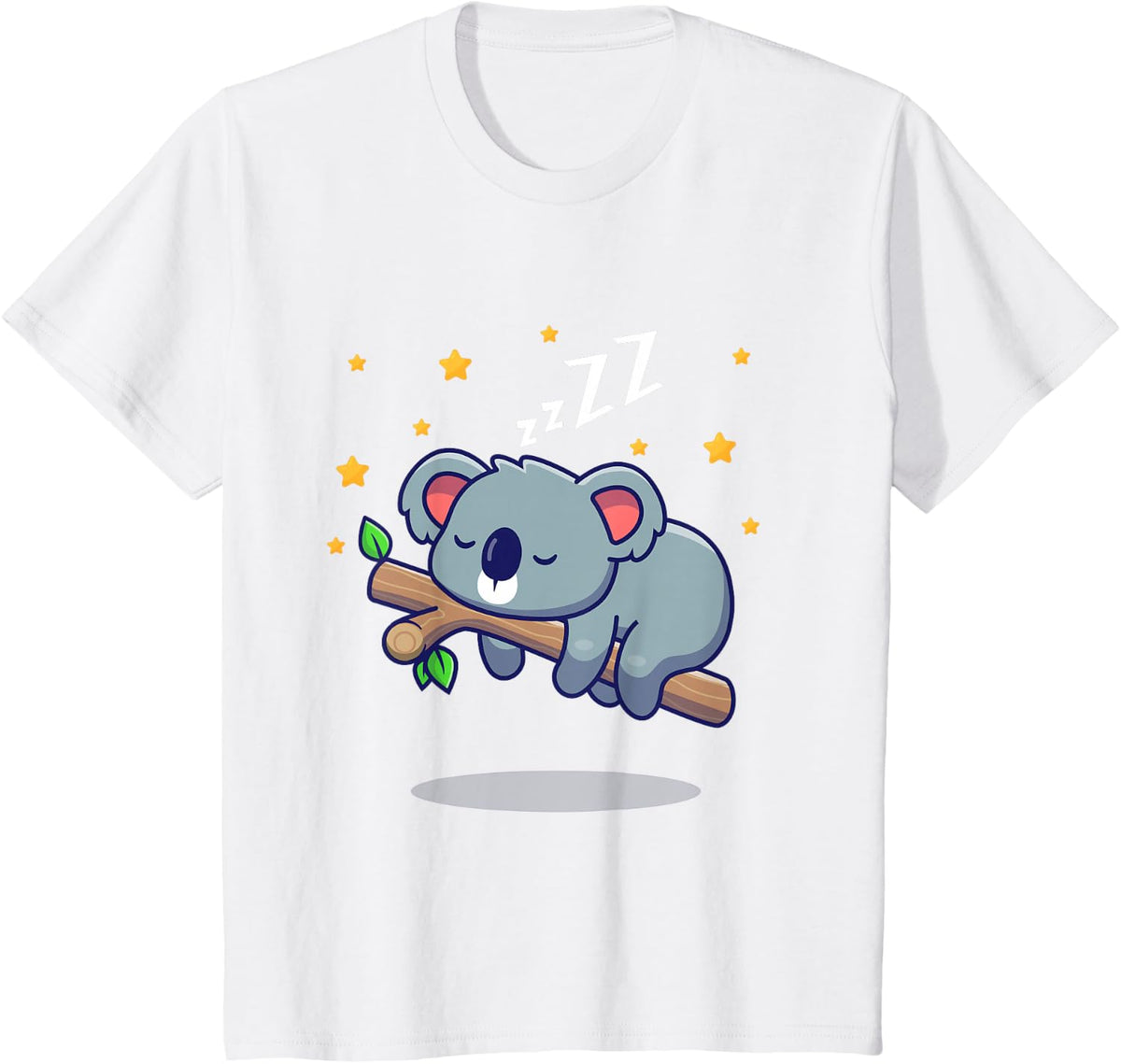 Sleepy Koala Sleeping T-Shirt - White