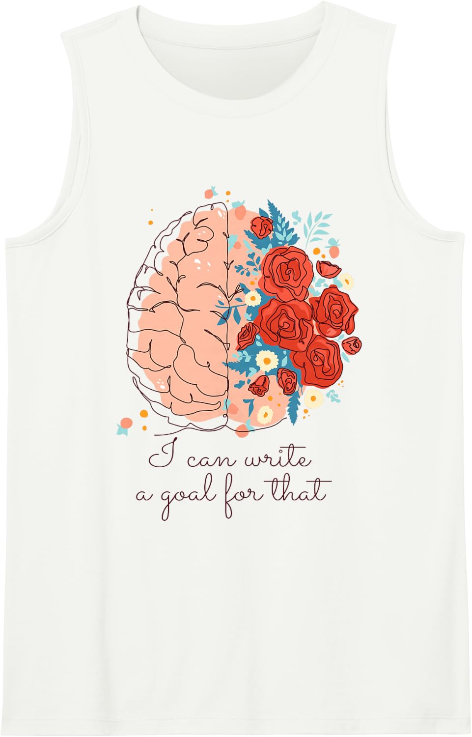Special Ed Education Teacher I Can Write a Goal for that Sleeveless Tank Top - White