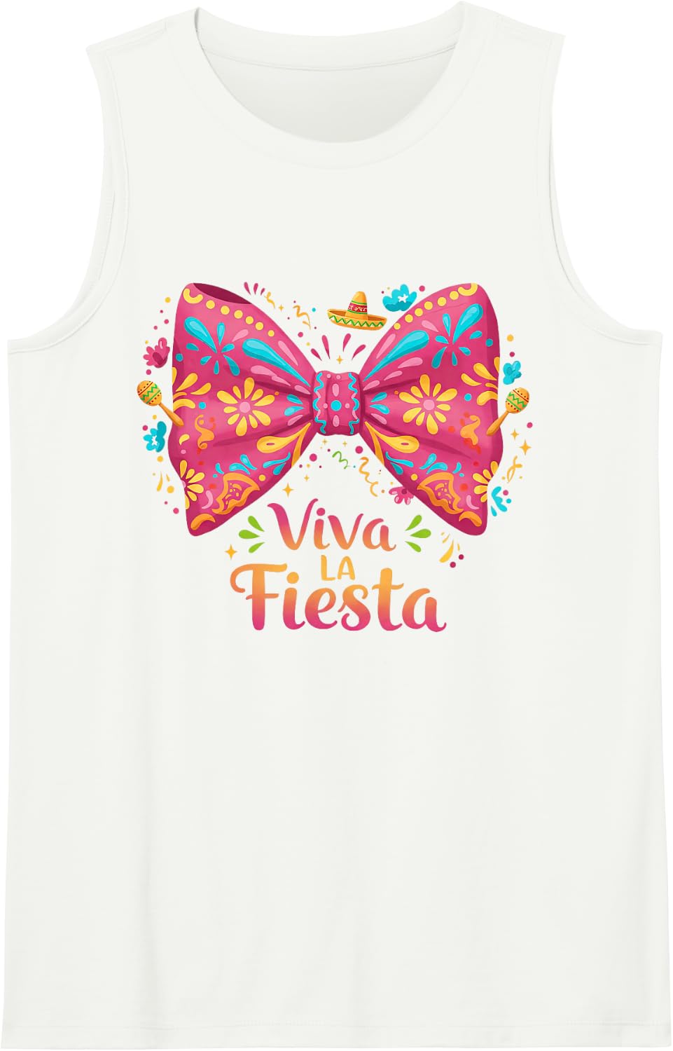 Sleeveless Tank Top - White