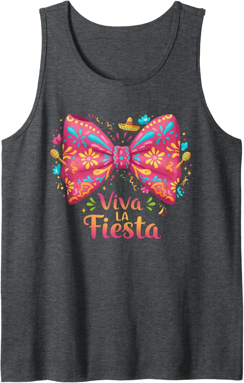 Sleeveless Tank Top - Dark Heather Grey
