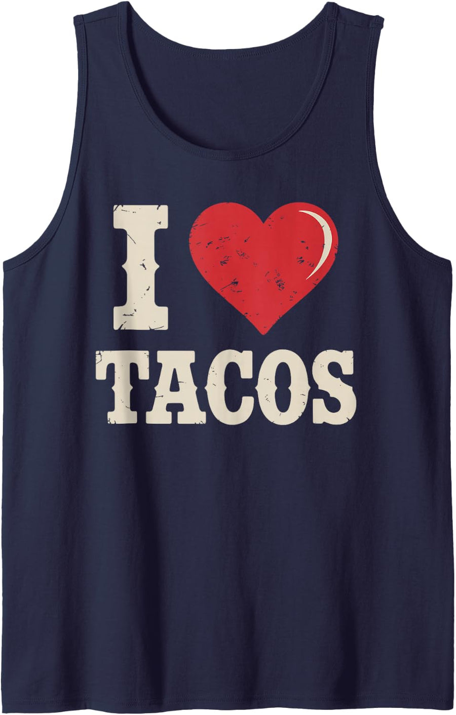 Funny Taco Costume for Men Women Cinco De Mayo Taco Lover Sleeveless Tank Top - Navy Blue