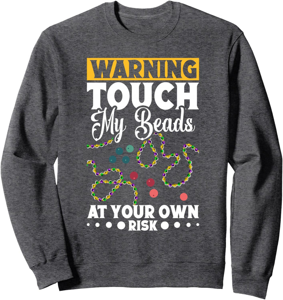 Beader Jewelry Maker Beading Supplies Beadwork Beading Sweatshirt - Adult Unisex Dark Heather Grey