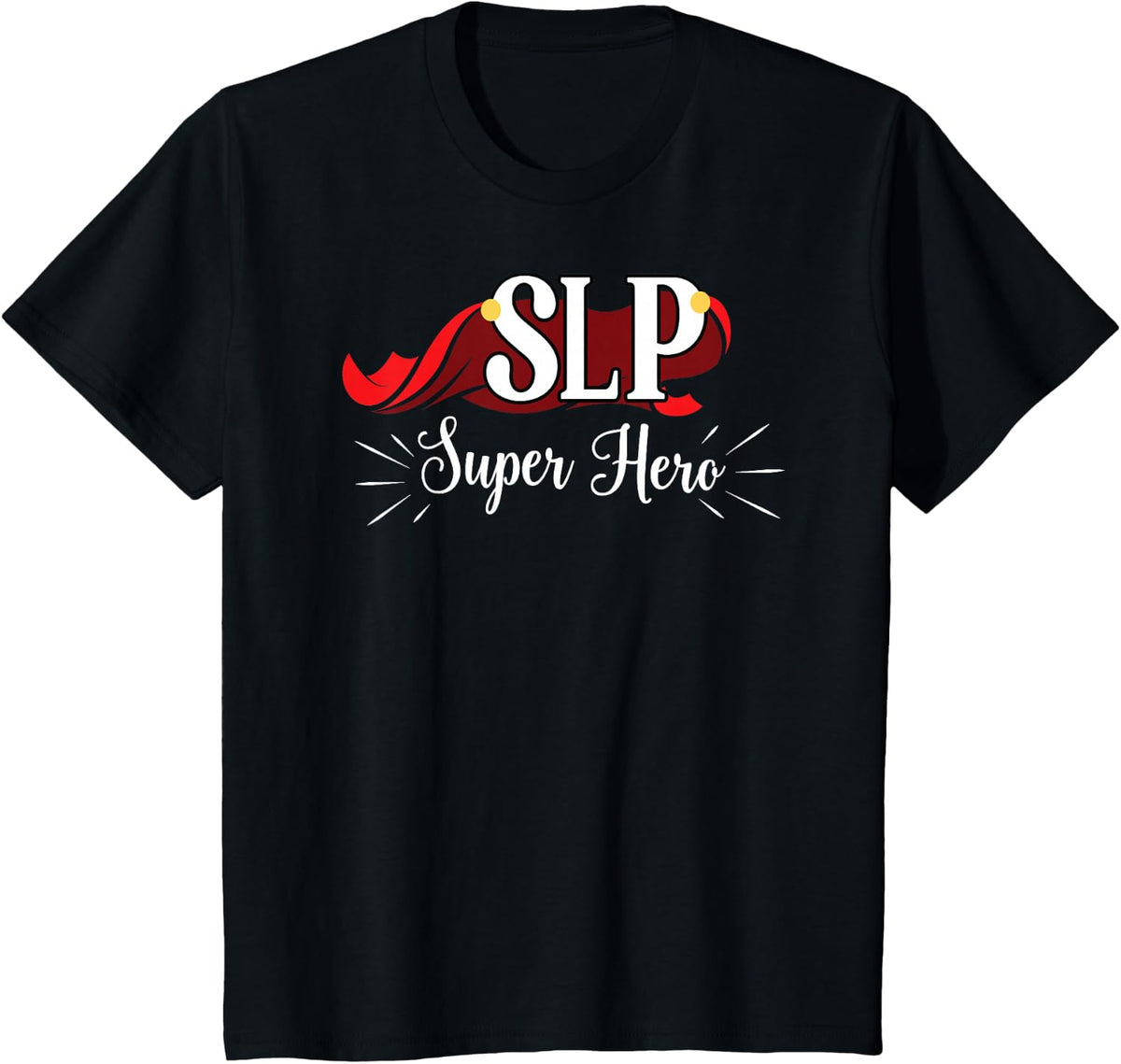 SLP Super Hero Shirt for Men Women Funny Superhero Tee Gift T-Shirt - Black