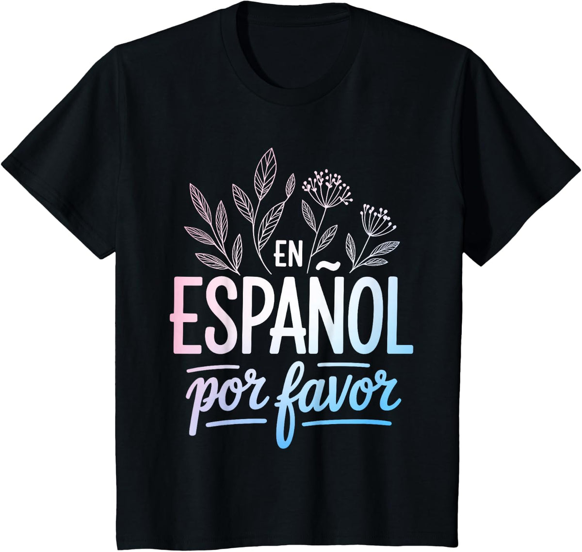 Spanish Teacher Art for Men Women Educator Spanish Teacher T-Shirt - Black