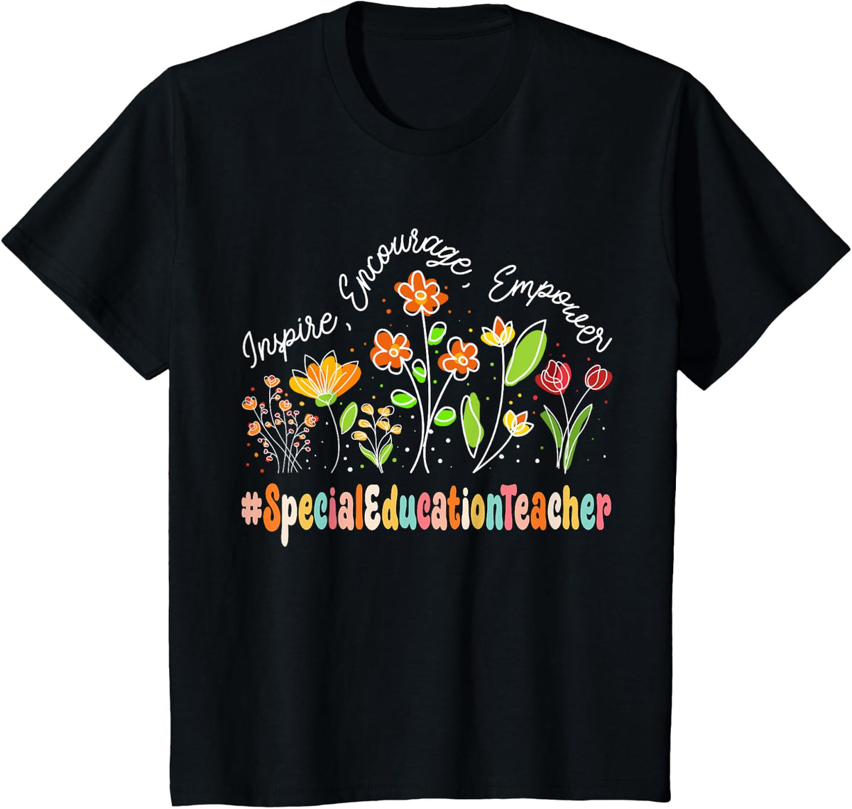 Special Education Teacher Appreciation Week Back to School T-Shirt - Black