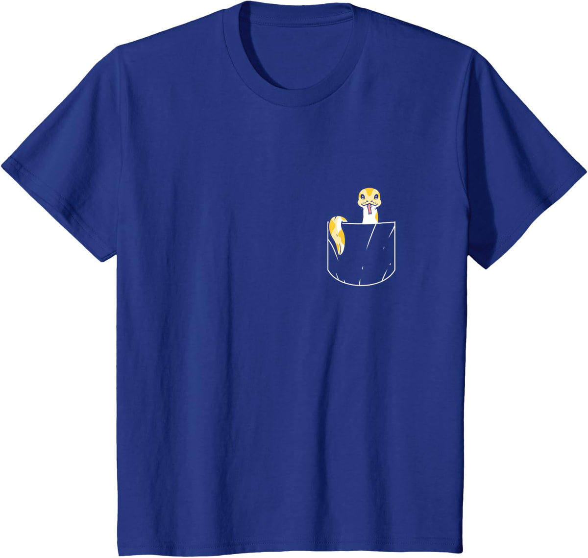 Snake In The Pocket Reptile Ball Python Snake Owner T-Shirt - Royal Blue