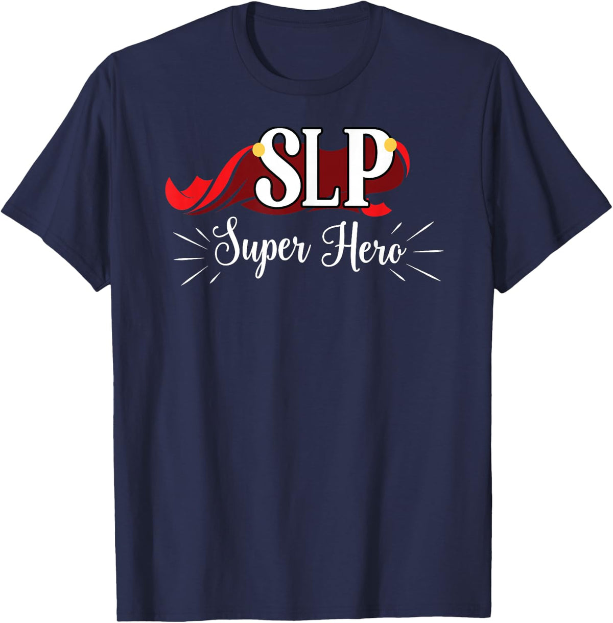 SLP Super Hero Shirt for Men Women Funny Superhero Tee Gift T-Shirt - Navy Blue