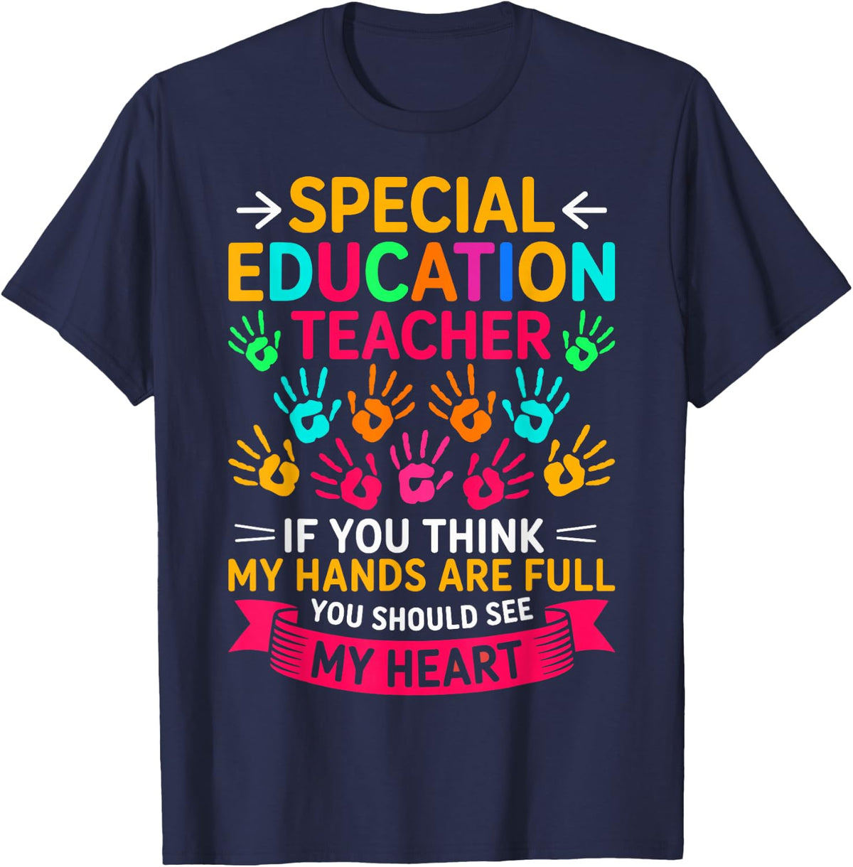 Special Education Teacher - SPED Teacher Special SPED Squad T-Shirt - Navy Blue