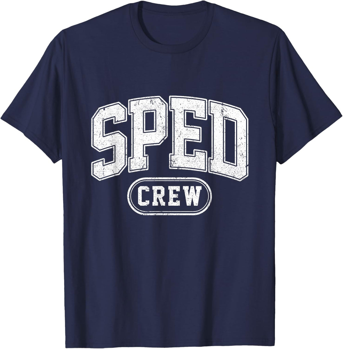 Special Education Squad School SPED Crew Teacher Dream Team T-Shirt - Navy Blue