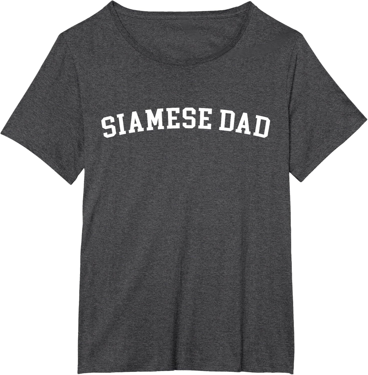 Siamese Dad T-Shirt - Dark Heather Grey