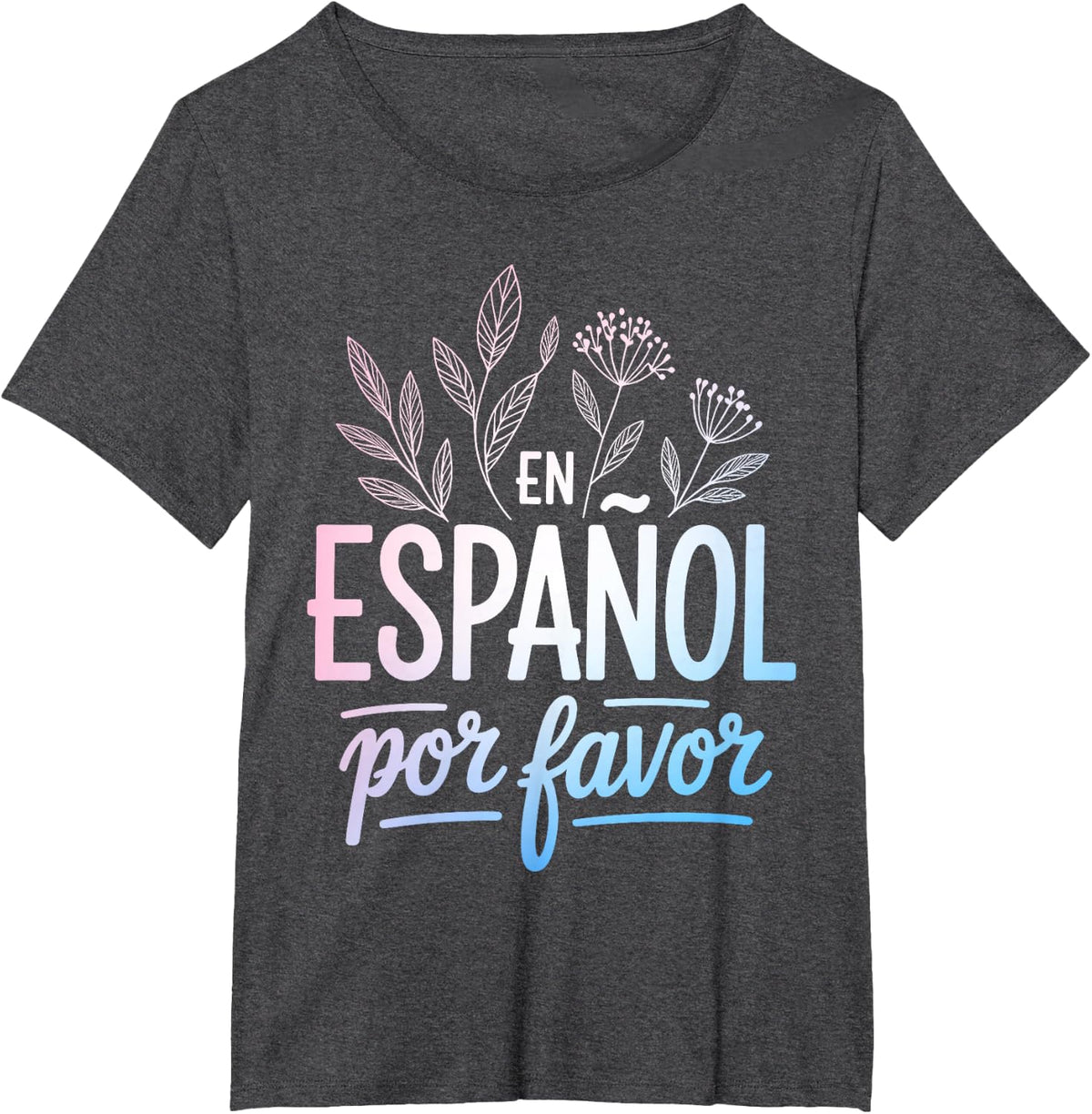 Spanish Teacher Art for Men Women Educator Spanish Teacher T-Shirt - Dark Heather Grey