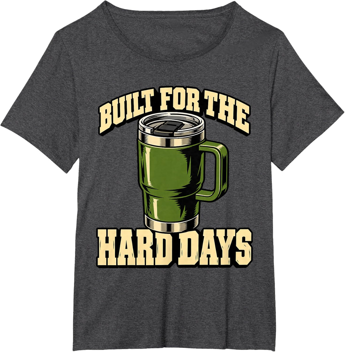 Special Education Built for The Hard Days Teacher Mug Funny T-Shirt - Dark Heather Grey