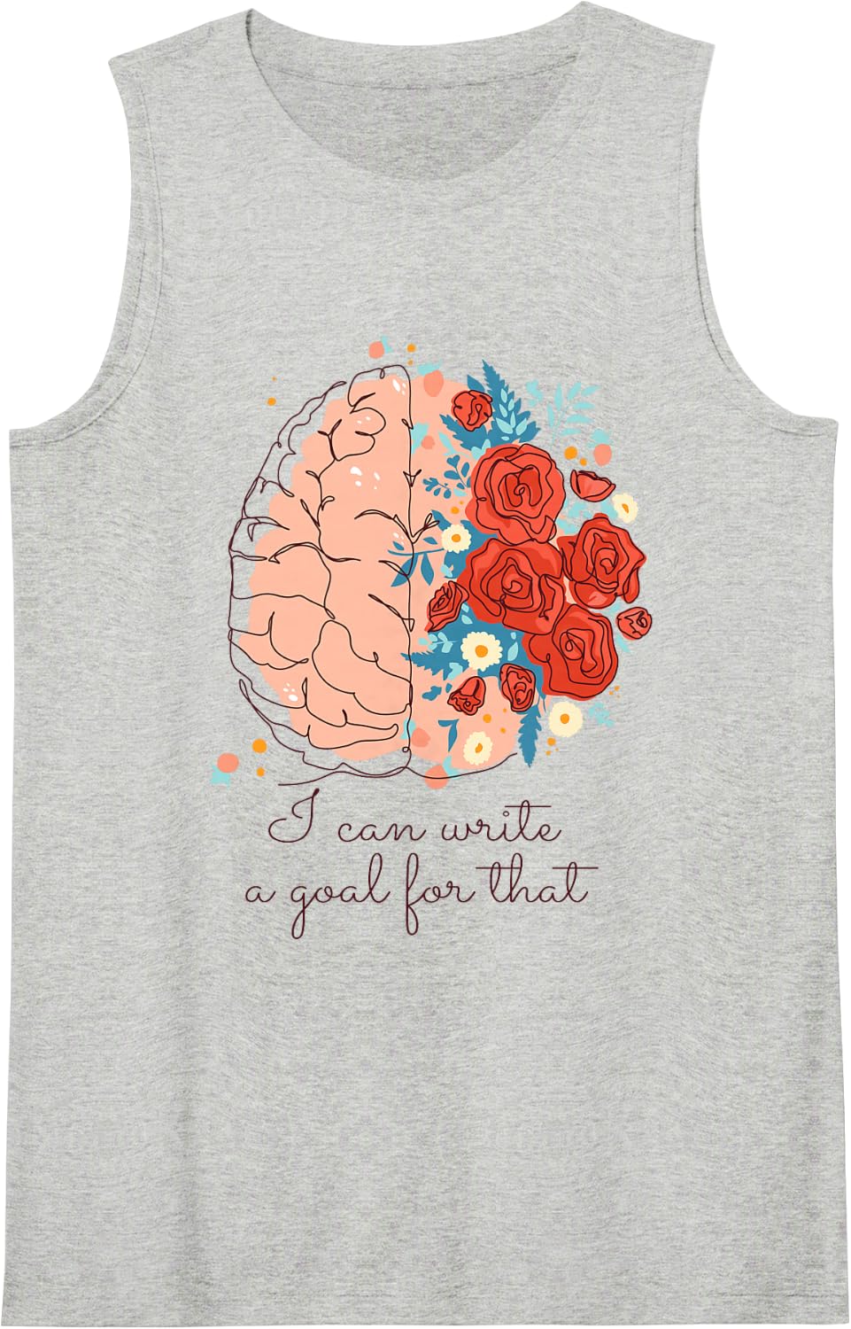 Special Ed Education Teacher I Can Write a Goal for that Sleeveless Tank Top - Heather Grey